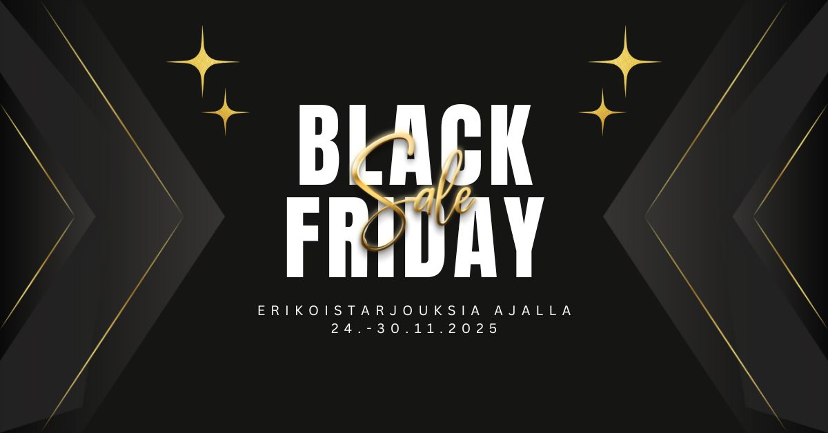 Voimassa vain Black Fridayn ajan 30.11.2025 saakka.